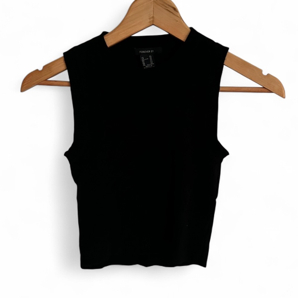 Forever 21 Black Muscle Tee